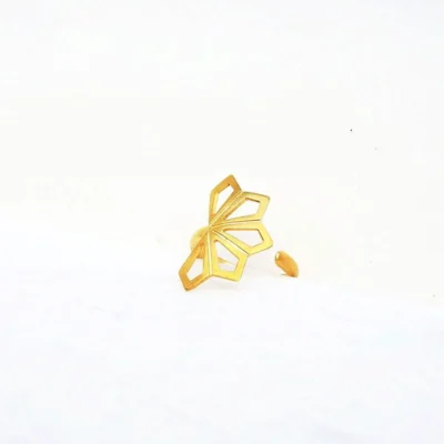Δαχτυλίδι ‘Geometric Flower’ Ασήμι 925 – Fey Papanikou GFLOWR25G.SL